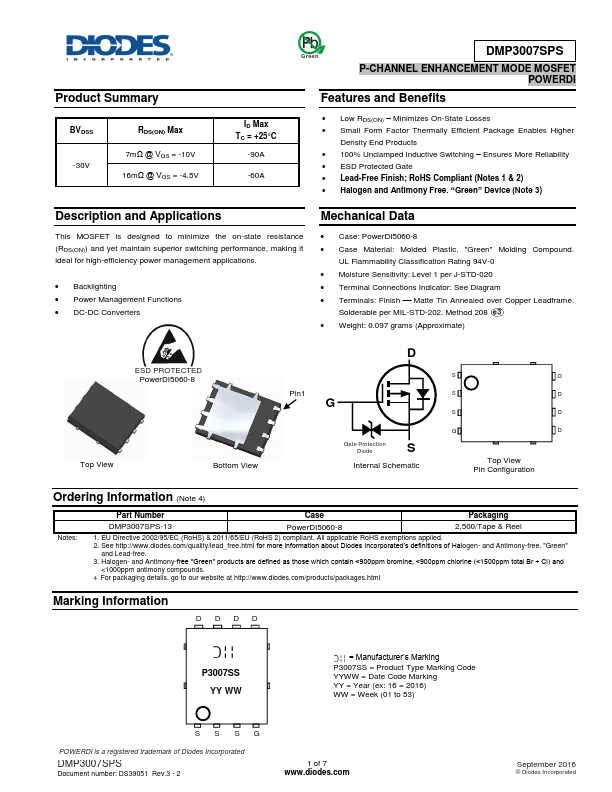 DMP3007SPS