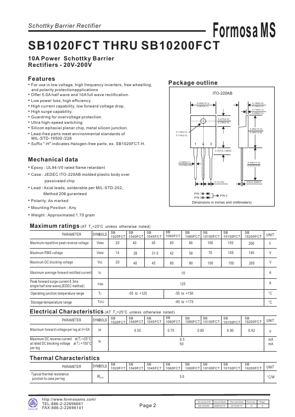 SB1020FCT