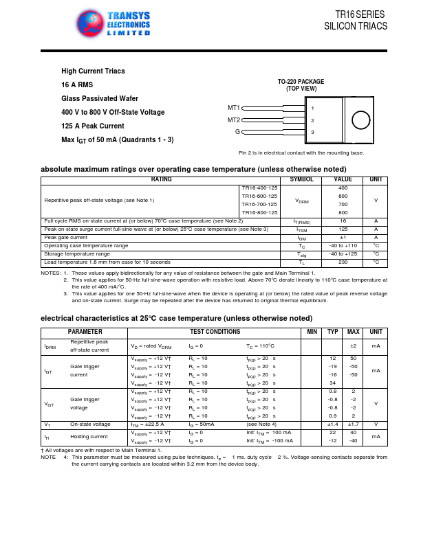 TR16-700-125