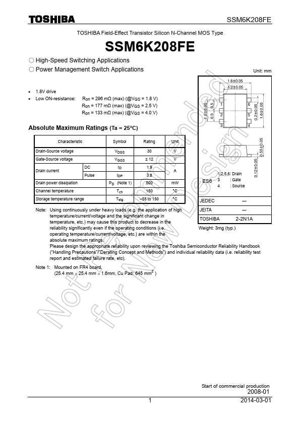 SSM6K208FE