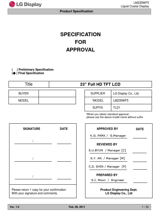 LM230WF5-TLD1