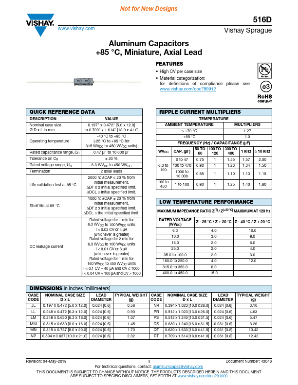 516D105M450MM6AE3