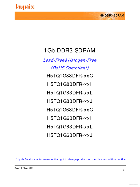 H5TQ1G83DFR-xxI