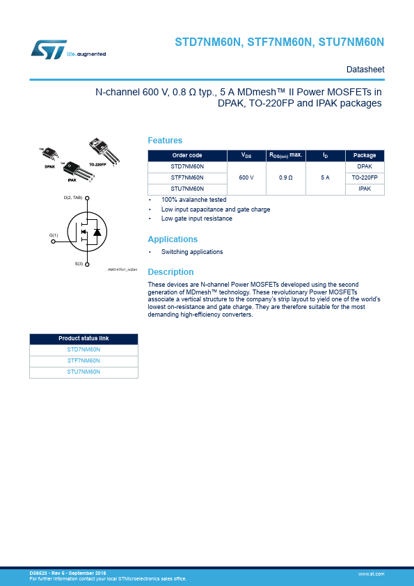 STF7NM60N