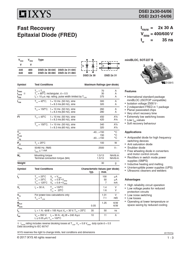 DSEI2x30-06C