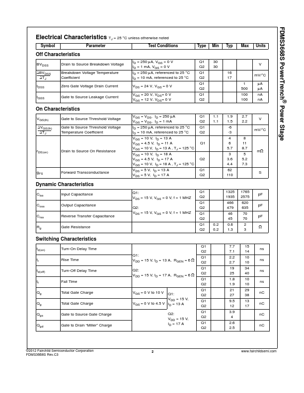 FDMS3668S