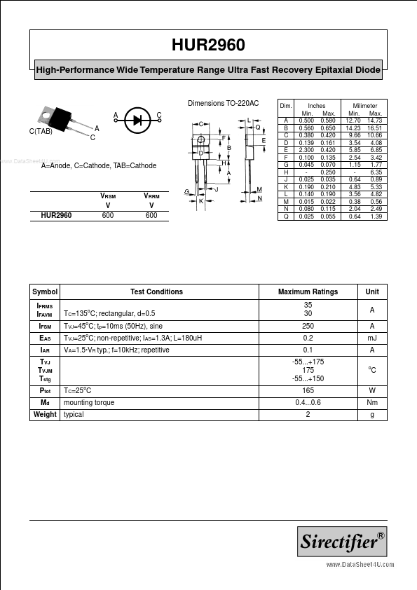 HUR2960