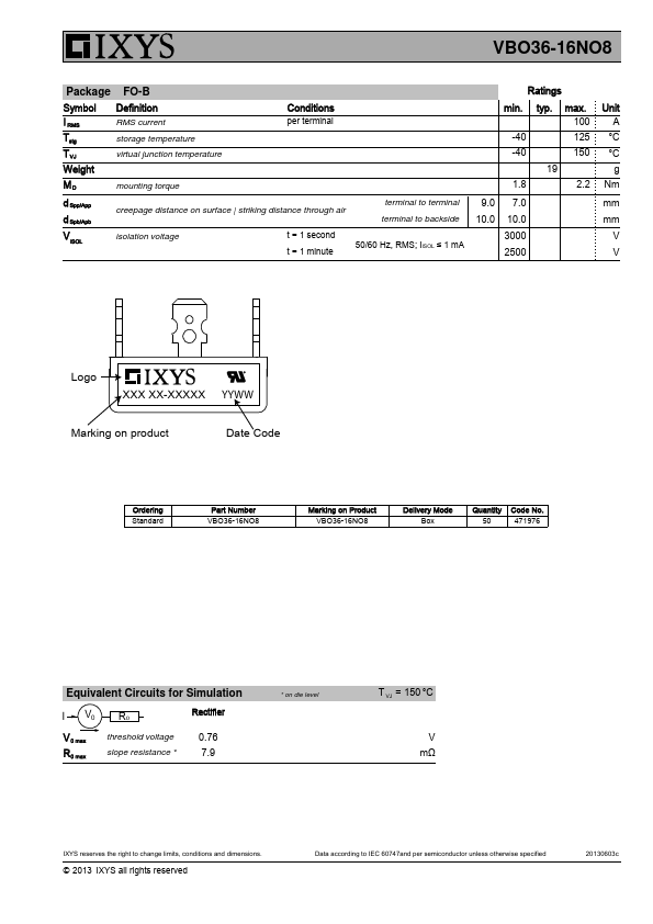 VBO36-16NO8