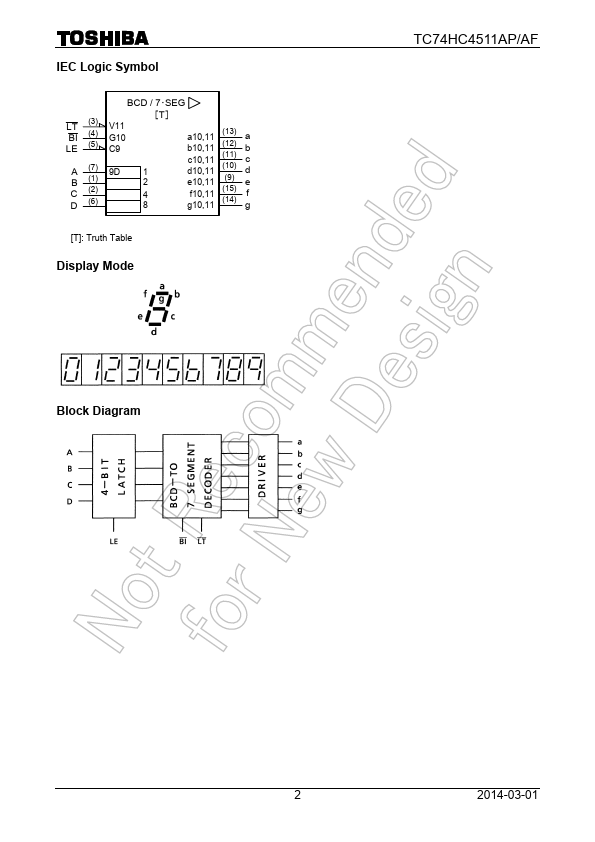 TC74HC4511AP