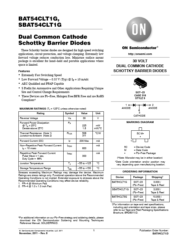 SBAT54CLT1G