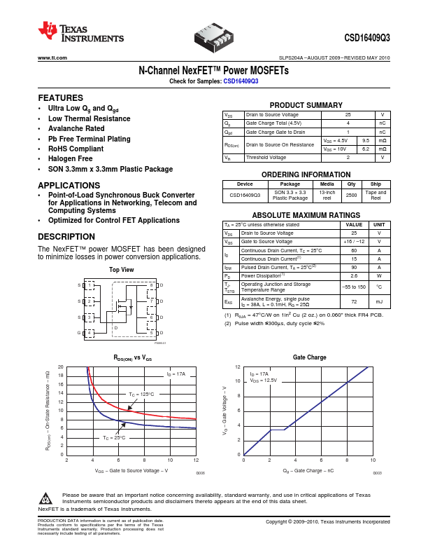 CSD16409Q3