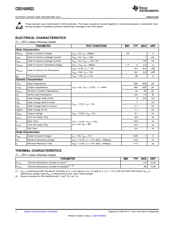 CSD16409Q3