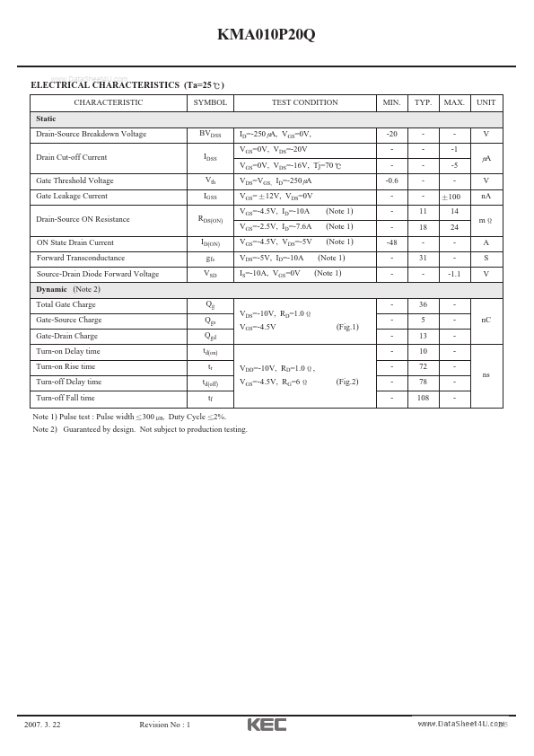 KMA010P20Q