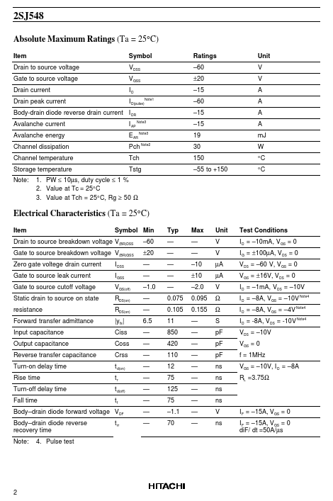 2SJ548