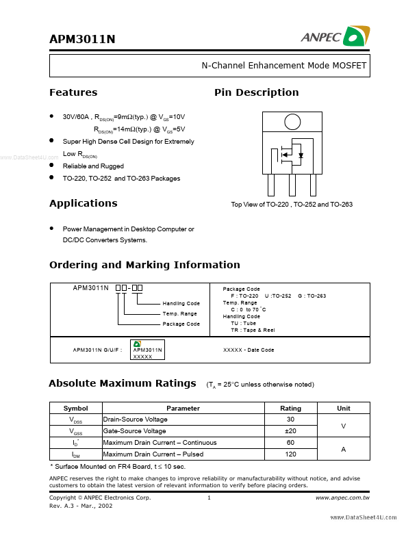 APM3011N