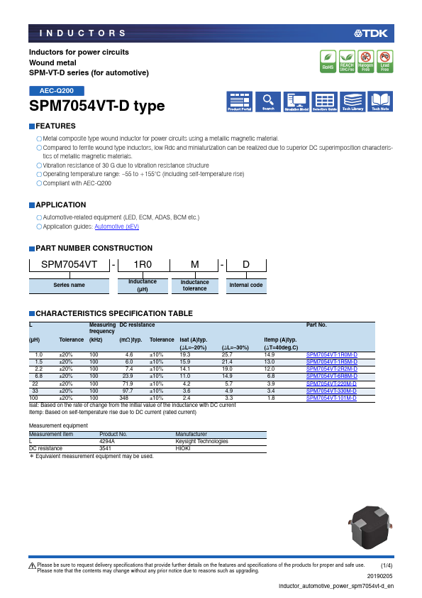 SPM7054VT-6R8M-D