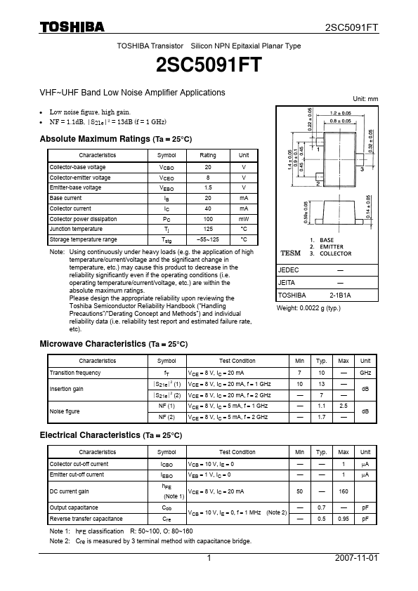 2SC5091FT