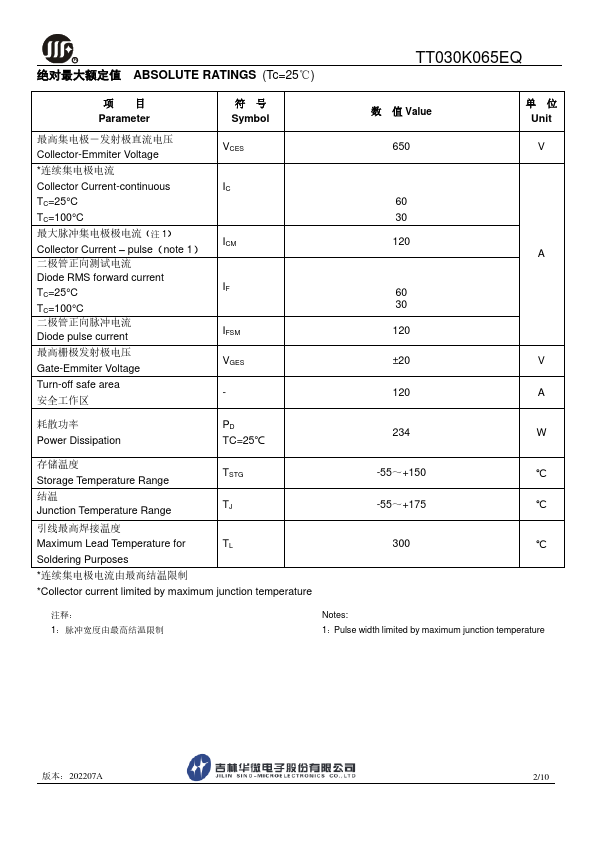 TT030K065EQ