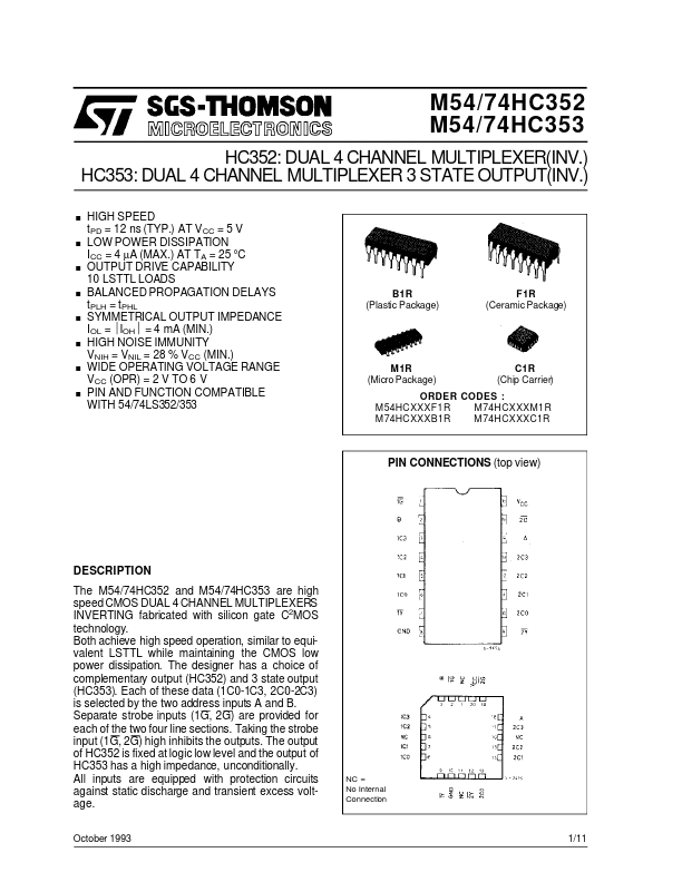 M54HC352