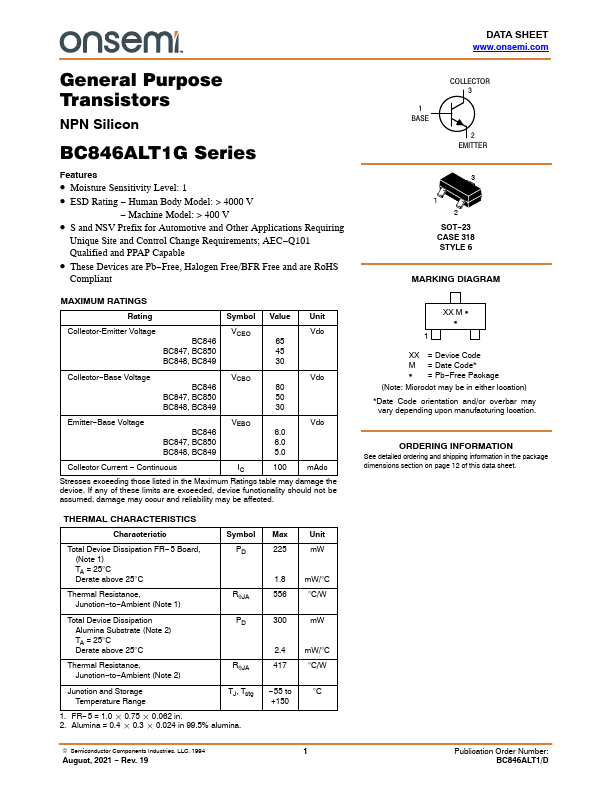 BC847CLT3G