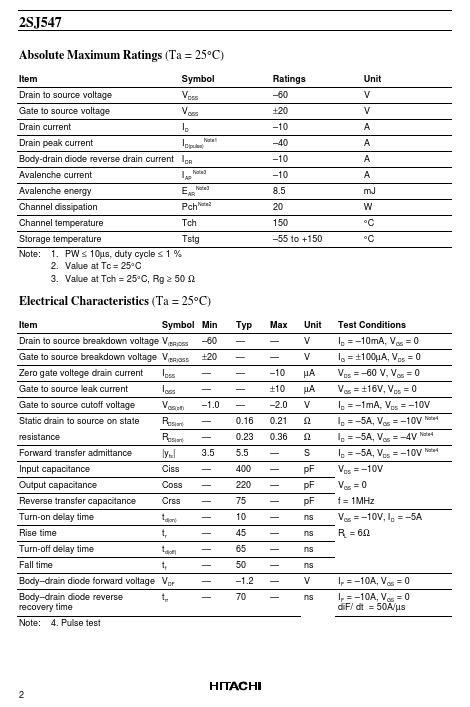 2SJ547