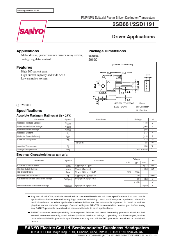 2SD1191