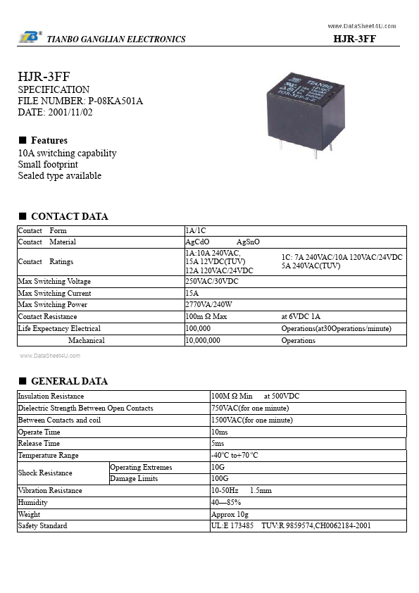 HJR-3FF-S-Z