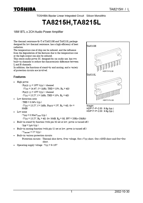 TA8215H