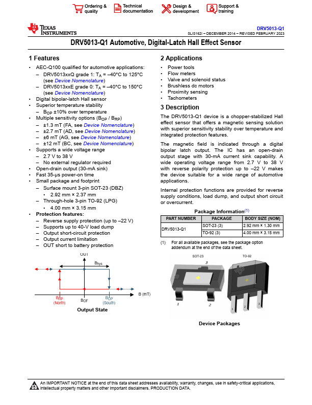 DRV5013-Q1