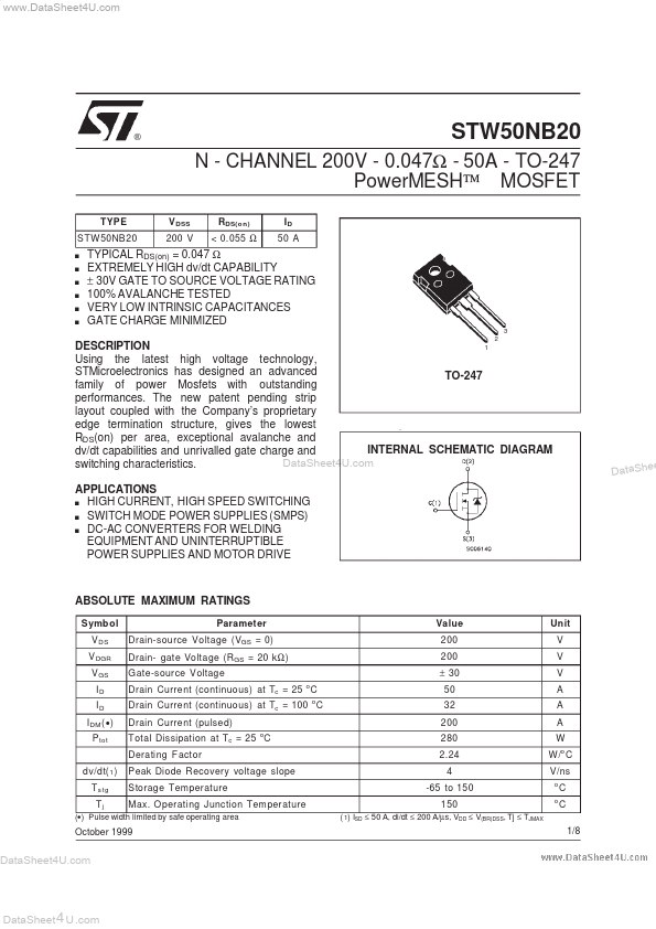 STW50NB20