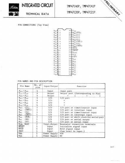 TMP47C40P