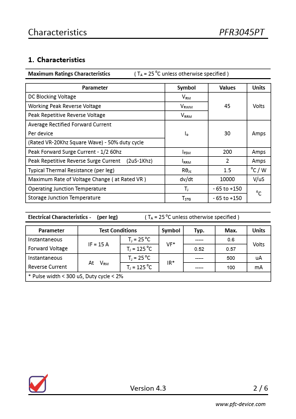 PFR3045PT-L