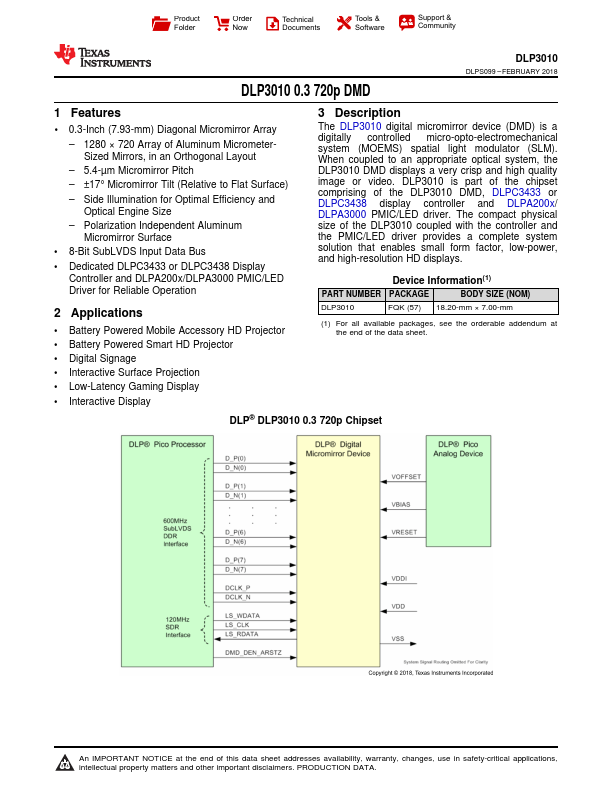 DLP3010