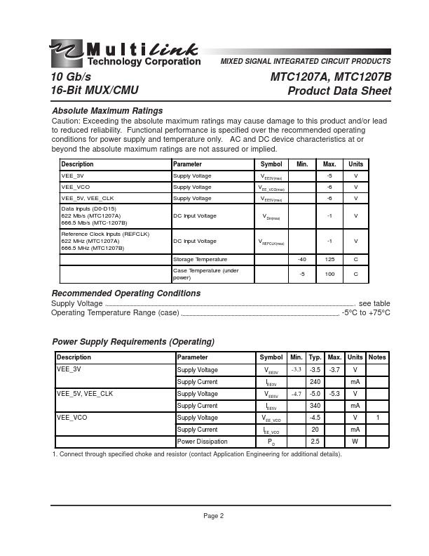 MTC1207A