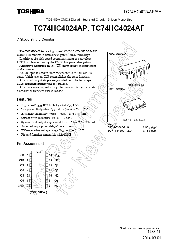 TC74HC4024AF