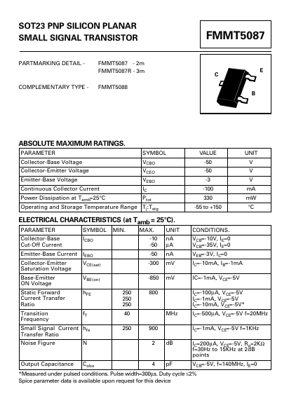 FMMT5087