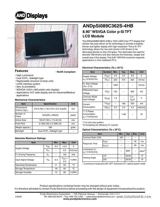 ANDPSI089C362S-4HB