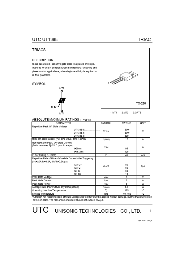 UT138E