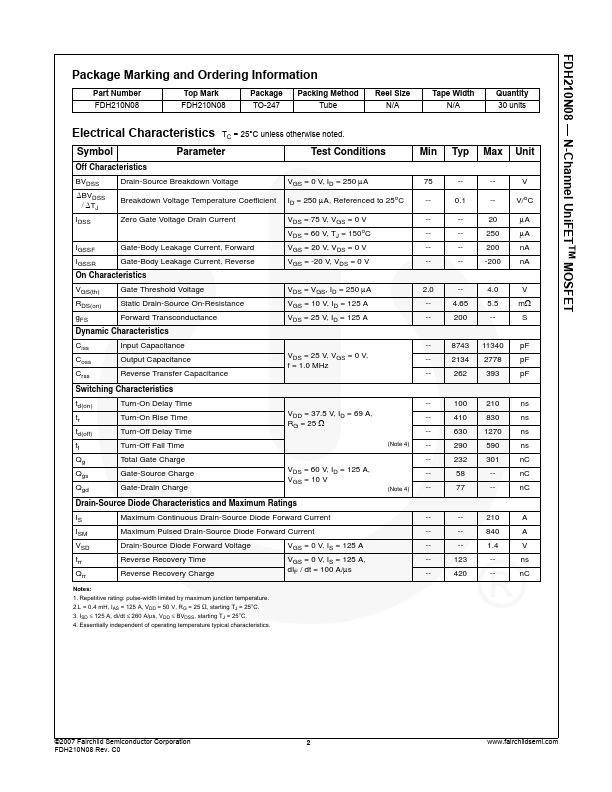 FDH210N08