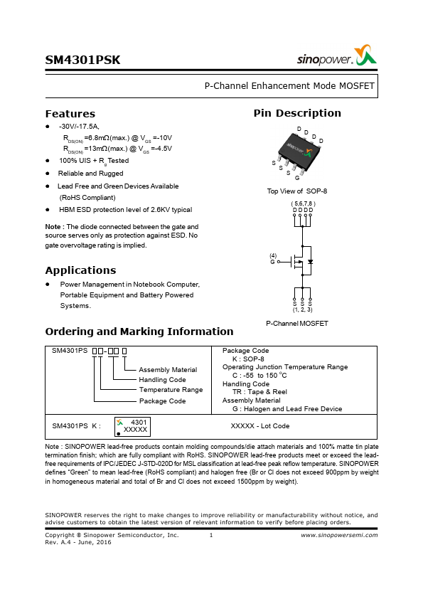 SM4301PSK