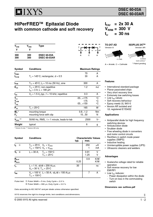 DSEC60-03AR