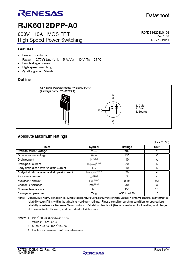 RJK6012DPP-A0