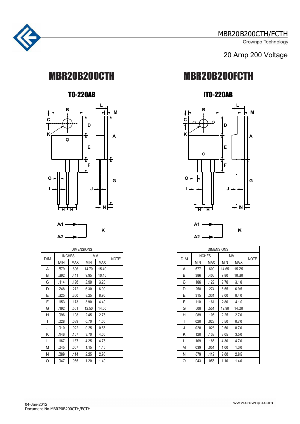 MBR20B200FCTH