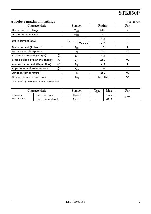 STK830P