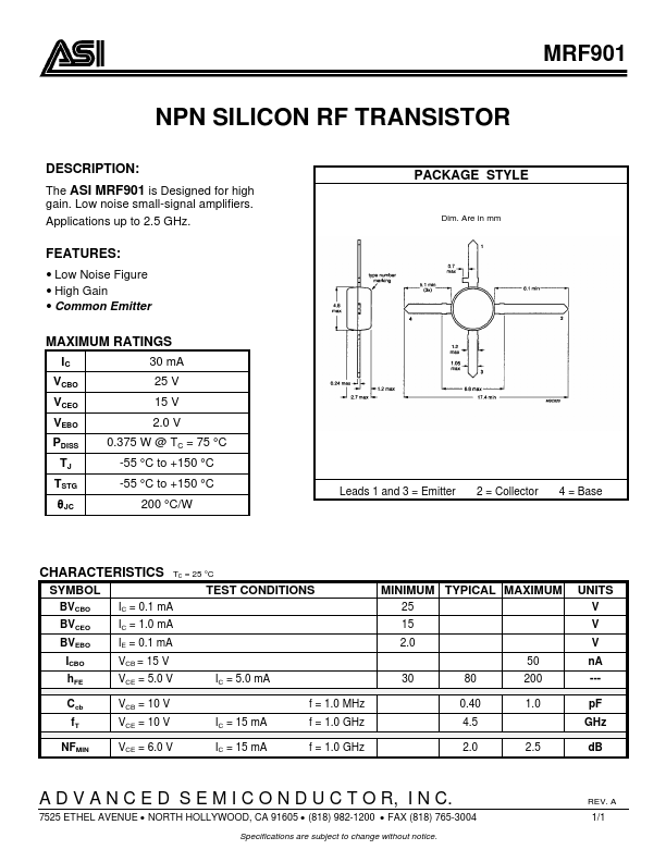 MRF901