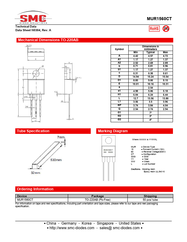 MUR1560CT