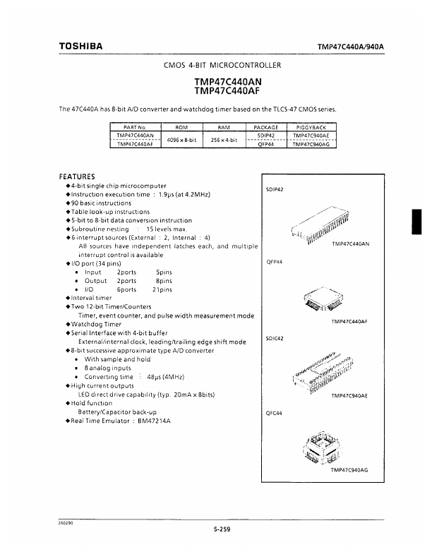 TMP47C440AF