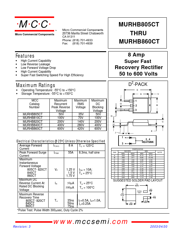 MURHB810CT