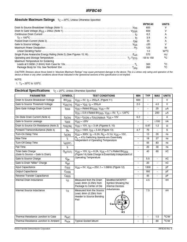 IRFBC40