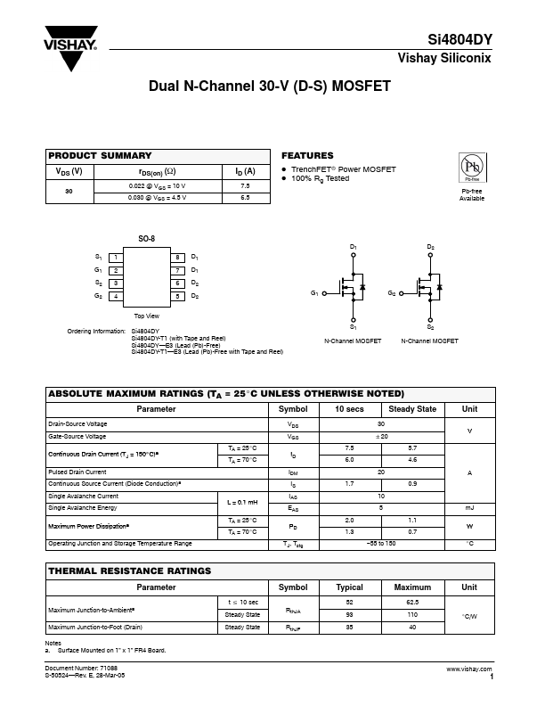 SI4804DY